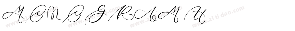MONOGRAM U字体转换